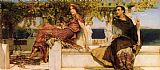 Sir Lawrence Alma-Tadema The Conversion Of Paula By Saint Jerome painting